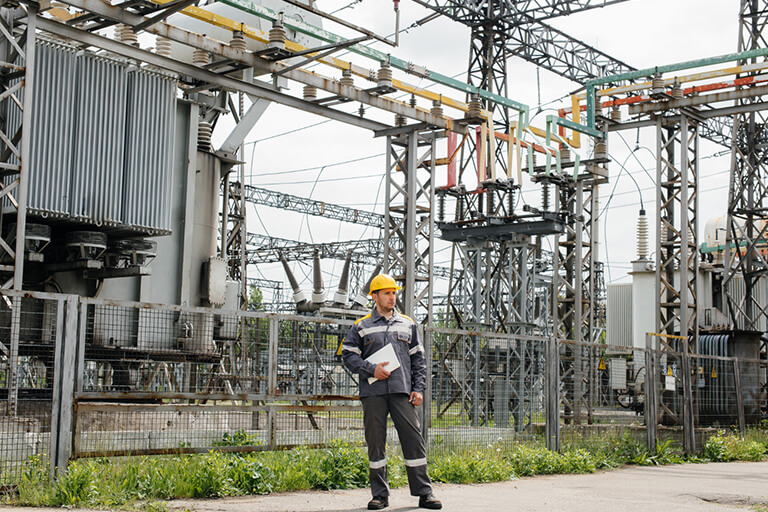 Completed railway electrification project